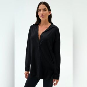 Uniqlo Women's Classic Black Shirt Jacket